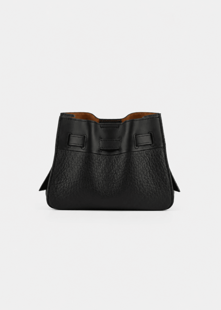 Blossom Small Shoulder Bag in Black from POURCHET at Edito Boutique