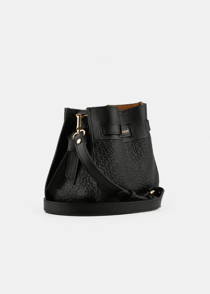 Blossom Small Shoulder Bag in Black from POURCHET at Edito Boutique