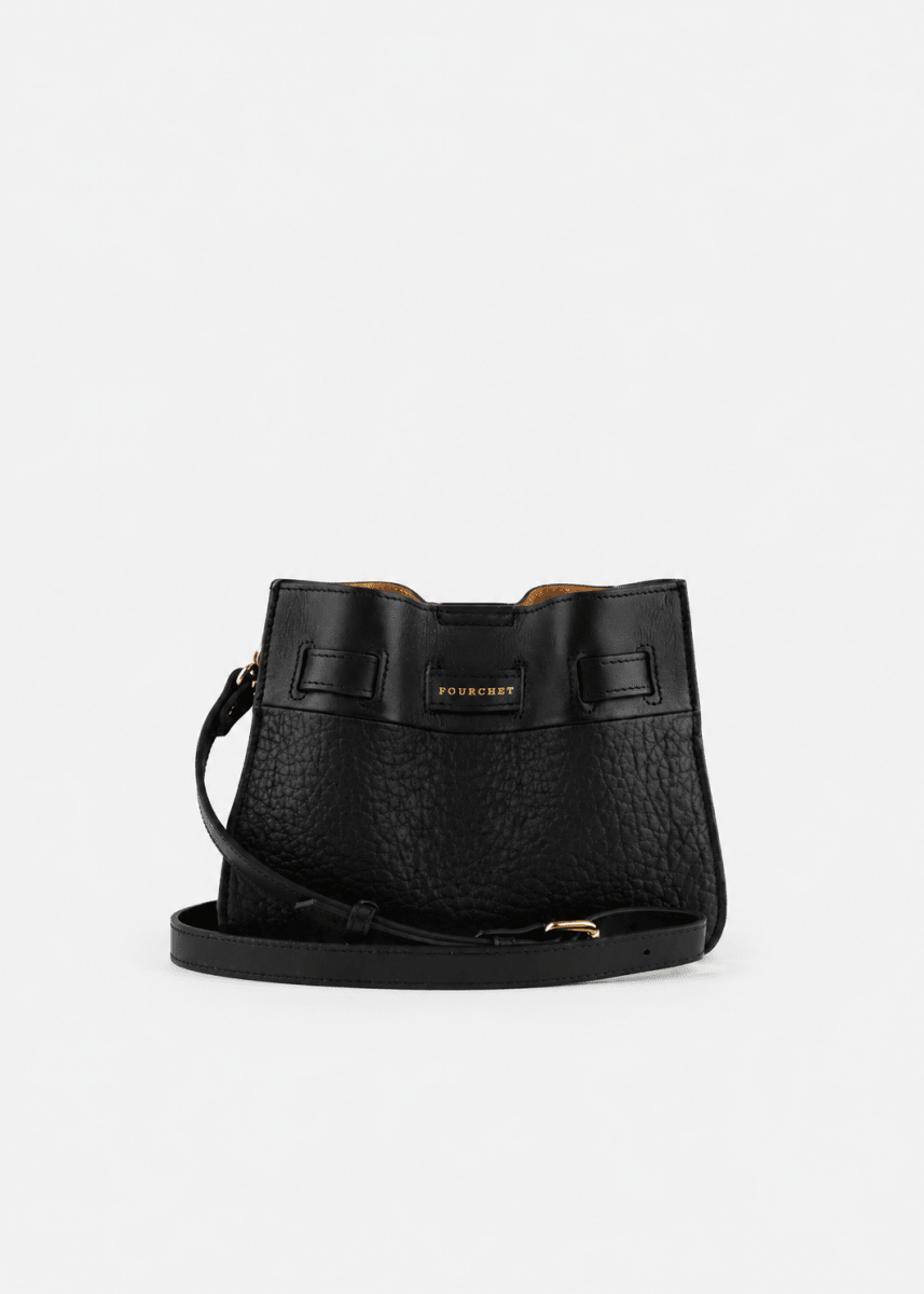 Blossom Small Shoulder Bag in Black from POURCHET at Edito Boutique