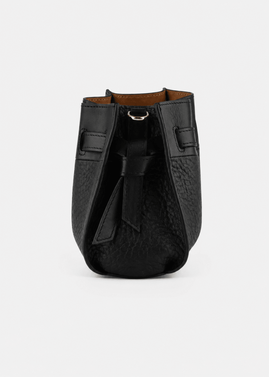 Blossom Small Shoulder Bag in Black from POURCHET at Edito Boutique