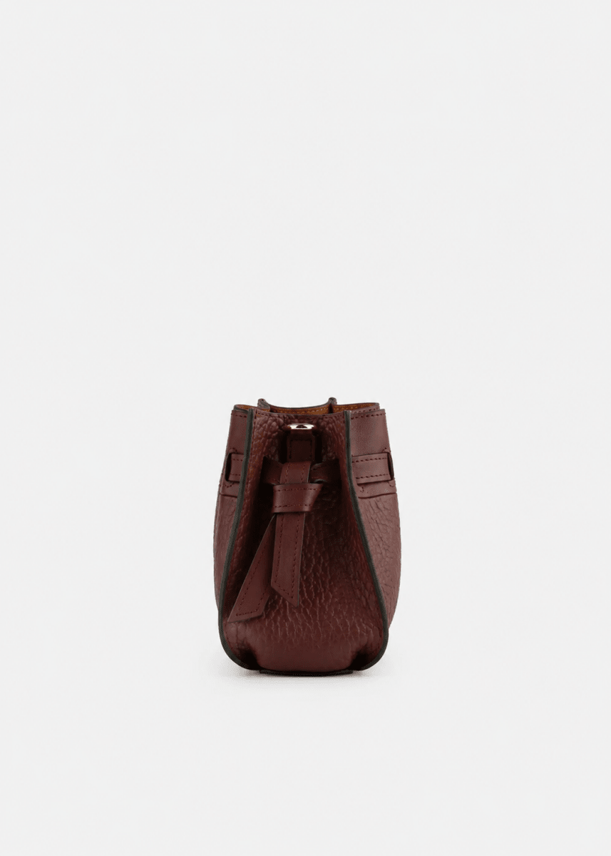Blossom Small Shoulder Bag in Burgundy from POURCHET at Edito Boutique