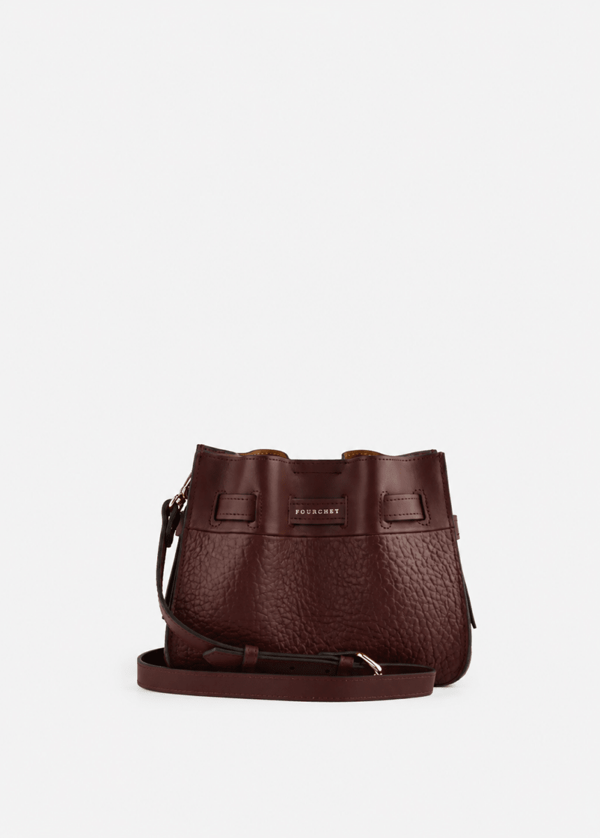 Blossom Small Shoulder Bag in Burgundy from POURCHET at Edito Boutique