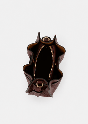 Blossom Small Shoulder Bag in Burgundy from POURCHET at Edito Boutique
