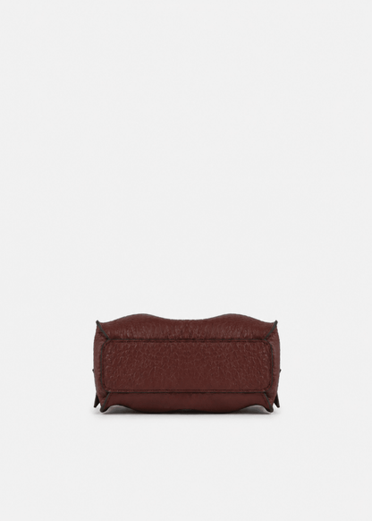 Blossom Small Shoulder Bag in Burgundy from POURCHET at Edito Boutique