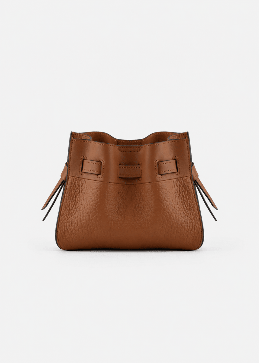 Blossom Small Shoulder Bag in Camel from POURCHET at Edito Boutique