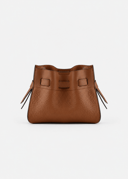 Blossom Small Shoulder Bag in Camel from POURCHET at Edito Boutique