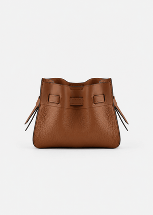 Blossom Small Shoulder Bag in Camel from POURCHET at Edito Boutique