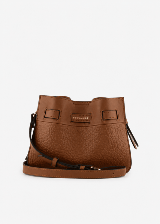 Blossom Small Shoulder Bag in Camel from POURCHET at Edito Boutique