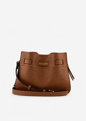 Blossom Small Shoulder Bag in Camel from POURCHET at Edito Boutique
