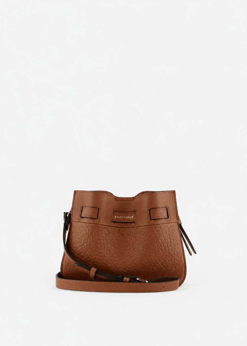 Blossom Small Shoulder Bag in Camel from POURCHET at Edito Boutique