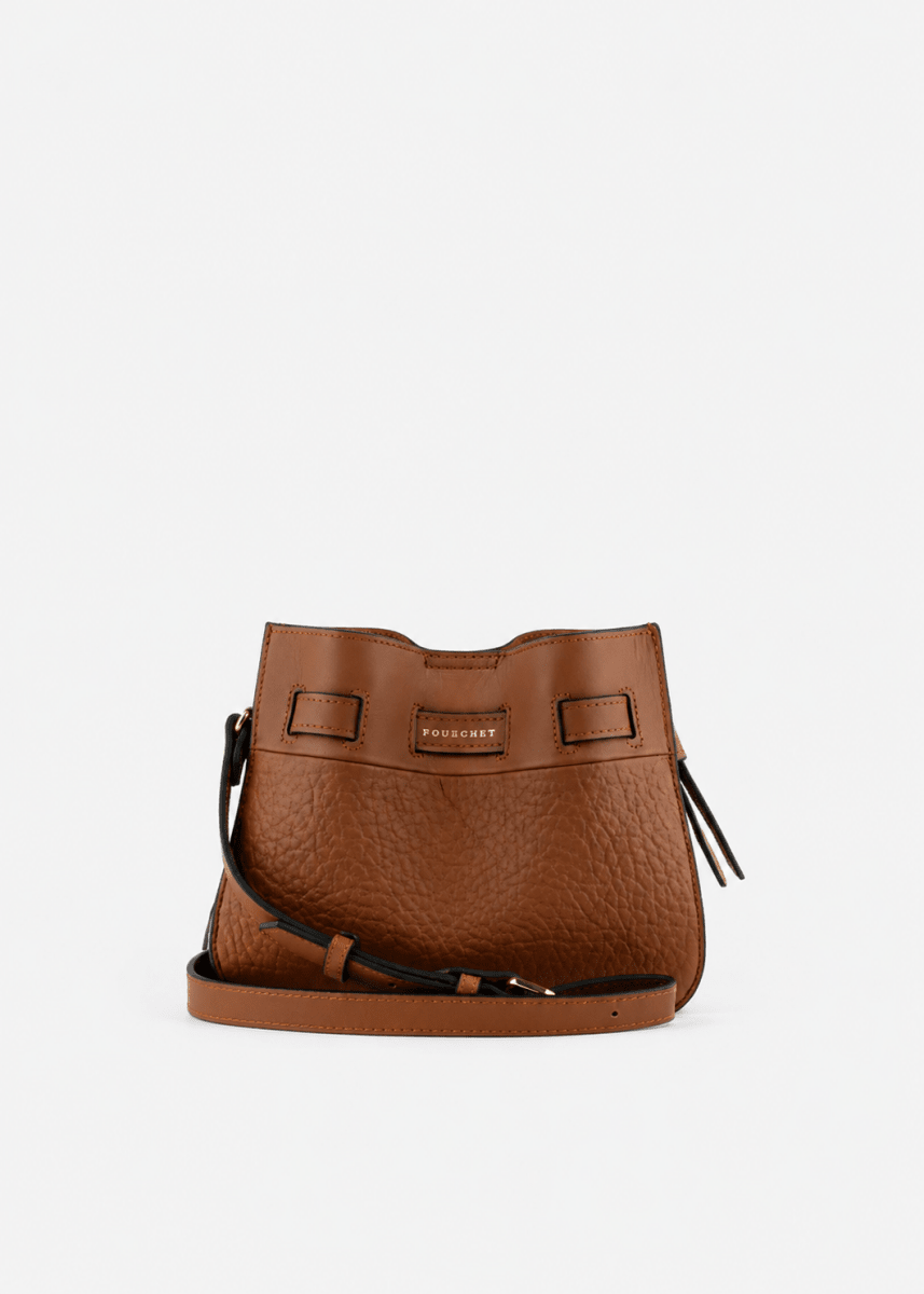 Blossom Small Shoulder Bag in Camel from POURCHET at Edito Boutique