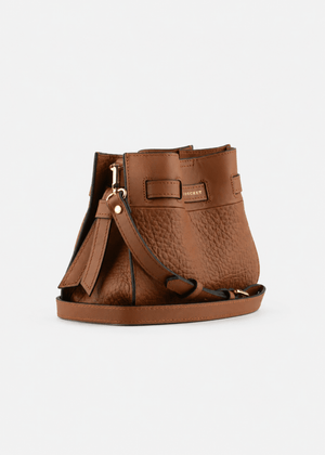 Blossom Small Shoulder Bag in Camel from POURCHET at Edito Boutique