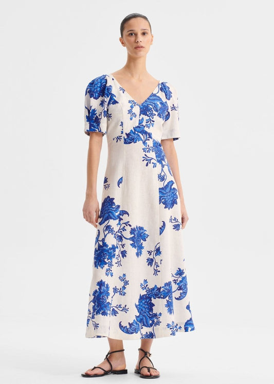 Bonita Linen Dress in Print from MORRISON at Edito boutique