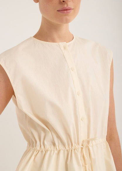 Bonne Crushed Cotton Top in Berg from JAC + JACK at Edito Boutique
