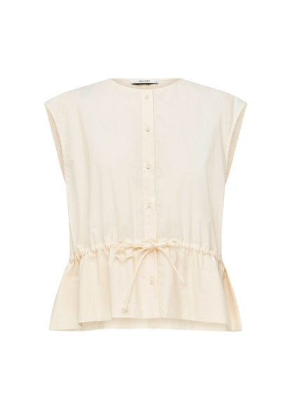Bonne Crushed Cotton Top in Berg from JAC + JACK at Edito Boutique