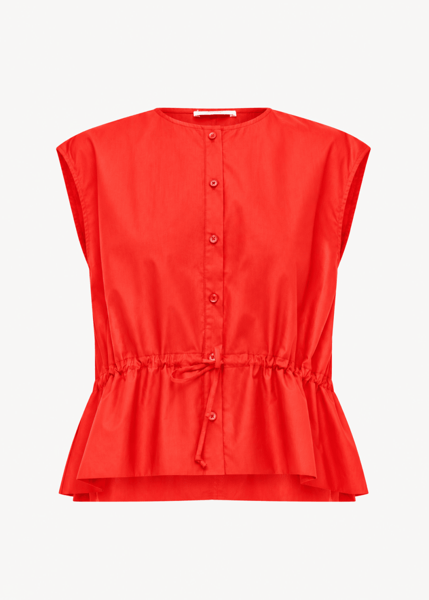 Bonne Crushed Cotton Top in Rouse from JAC + JACK at Edito Boutique