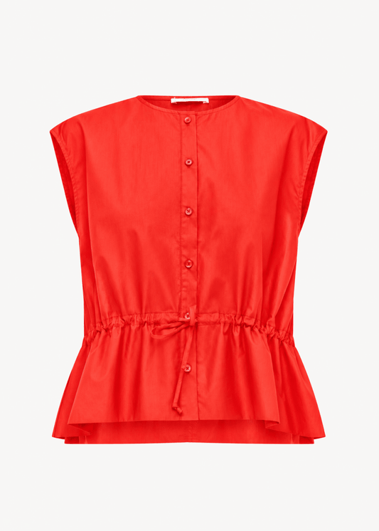 Bonne Crushed Cotton Top in Rouse from JAC + JACK at Edito Boutique