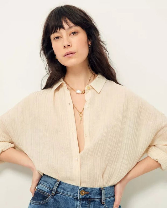 Botan Shirt from SESSUN at Edito boutique