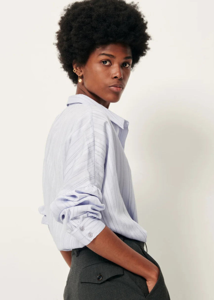 Botan Shirt in Celeste from SESSUN at Edito boutique