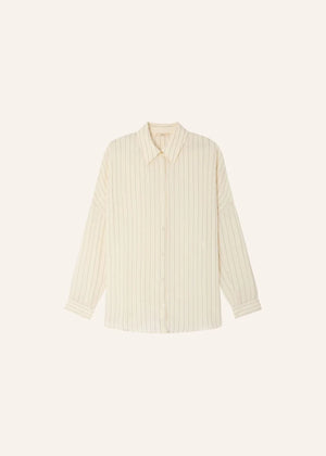 Botan Shirt in Milkyblack from SESSUN at Edito boutique