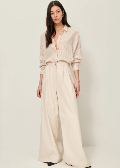 Botan Shirt in Sandblack from SESSUN at Edito boutique