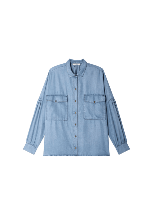 Botania Shirt in Provencial Blue from SESSUN at Edito Boutique