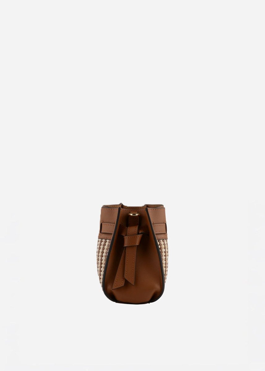 Braided Blossom Bag in Camel from POURCHET at Edito boutique