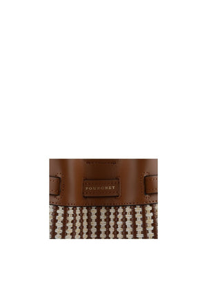 Braided Blossom Bag in Camel from POURCHET at Edito boutique