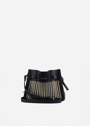 Braided Blossom Bag in Navy from POURCHET at Edito boutique
