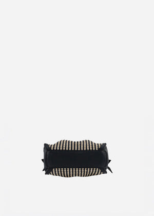Braided Blossom Bag in Navy from POURCHET at Edito boutique