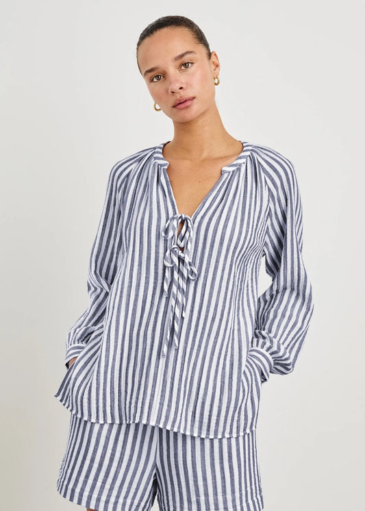 Brielle Top in Admiral Stripe from RAILS at Edito boutique
