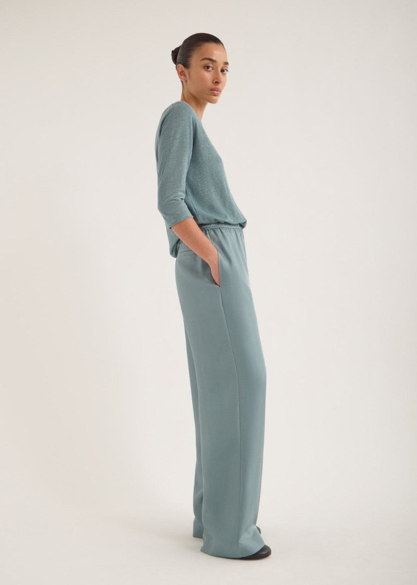 Brig Silk Pants in Leiff from JAC + JACK at Edito Boutique