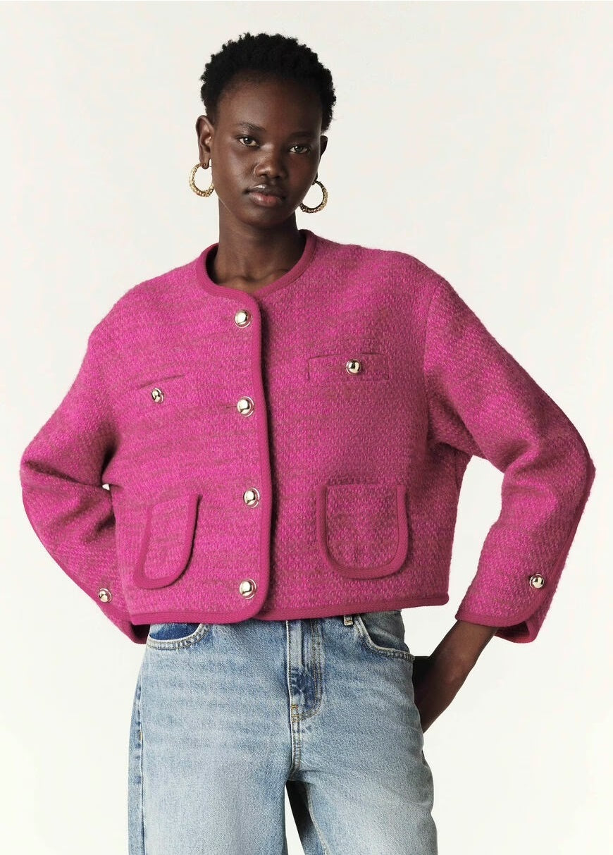 Ba&sh Brittany Jacket Pink