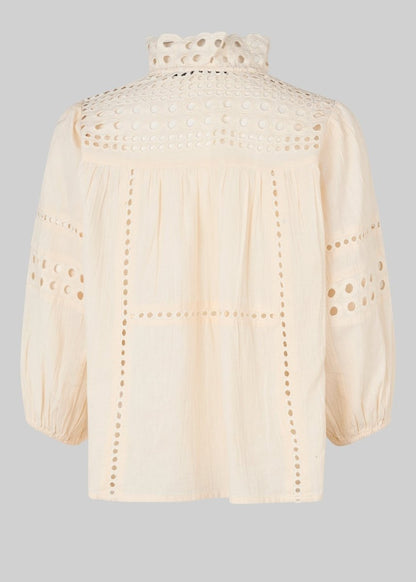 Brunie Blouse in Ecru from SECOND FEMALE at Edito boutique