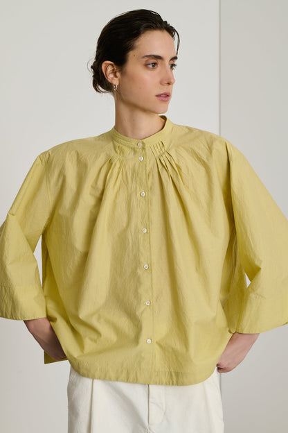 Bucarest Blouse in Pistachio from Soeur