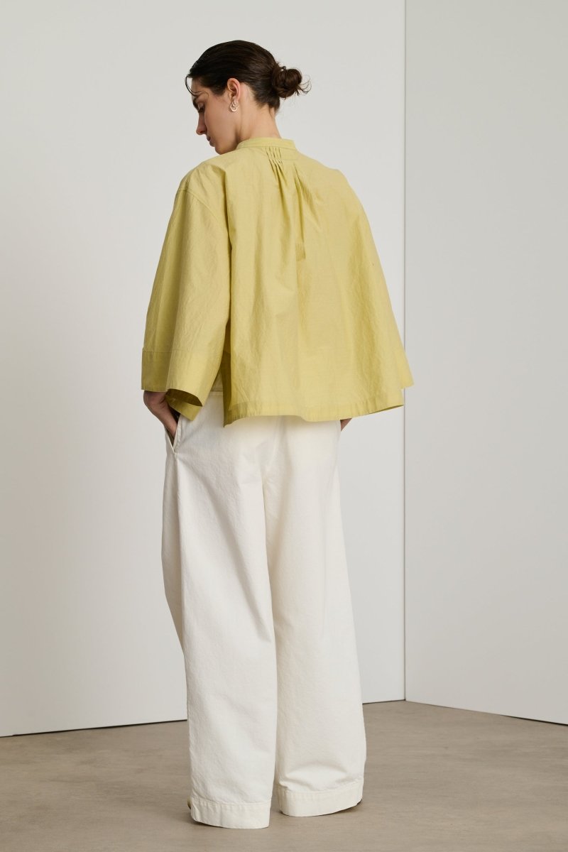 Bucarest Blouse in Pistachio from SOEUR at Edito boutique