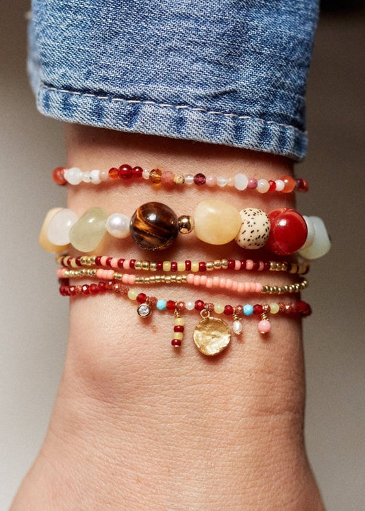 Bundoran Bracelet in Terracotta from ANNI LU at Edito Boutique