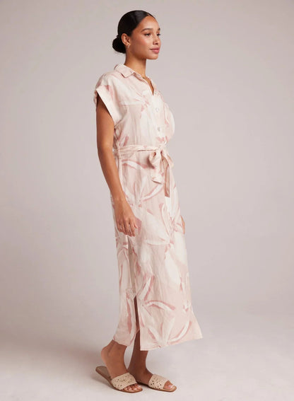 Button Front Belted Shirt Dress from BELLA DAHL at Edito boutique