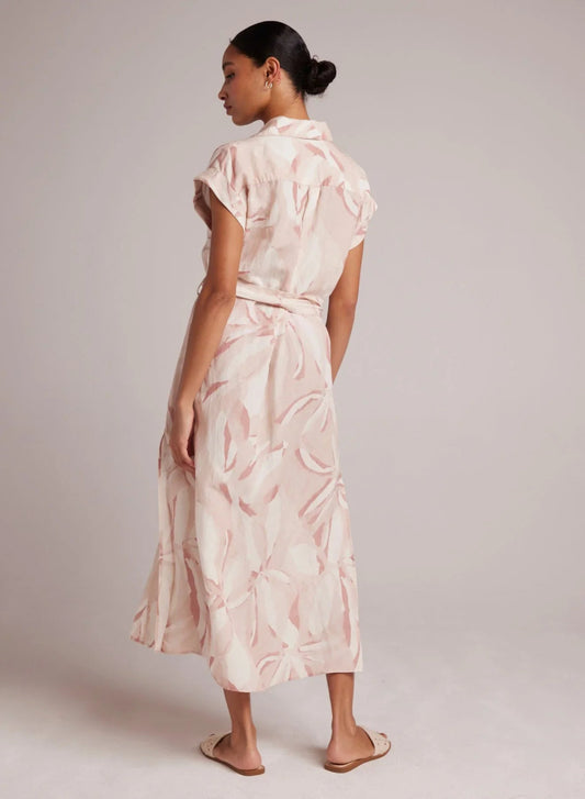 Button Front Belted Shirt Dress from BELLA DAHL at Edito boutique