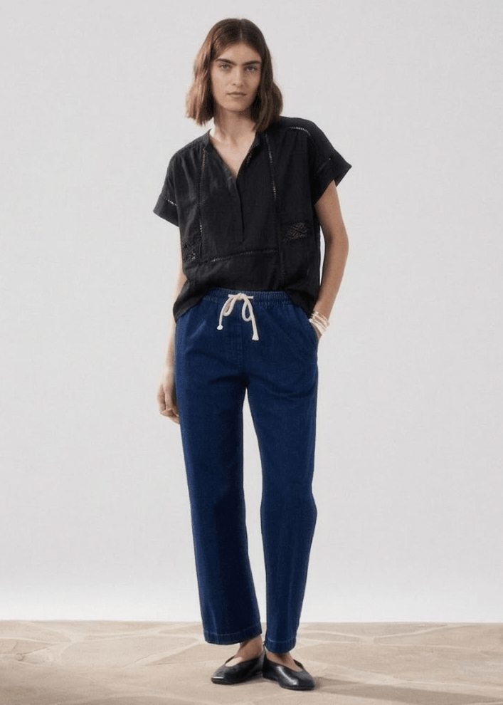 Cady Blouse in Black from HARTFORD at Edito boutique