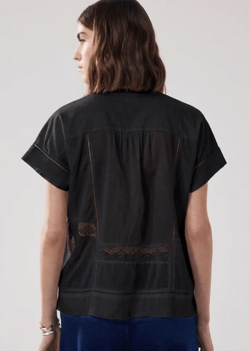 Cady Blouse in Black from HARTFORD at Edito boutique