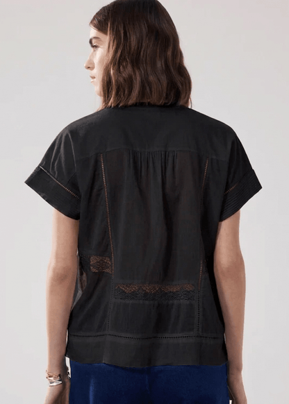 Cady Blouse in Black from HARTFORD at Edito boutique