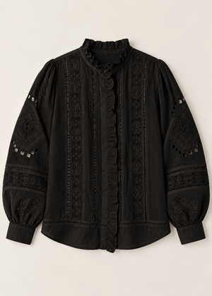 Calie Shirt in Black from HARTFORD at Edito Boutique