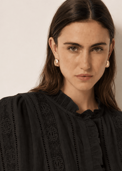 Calie Shirt in Black from HARTFORD at Edito Boutique