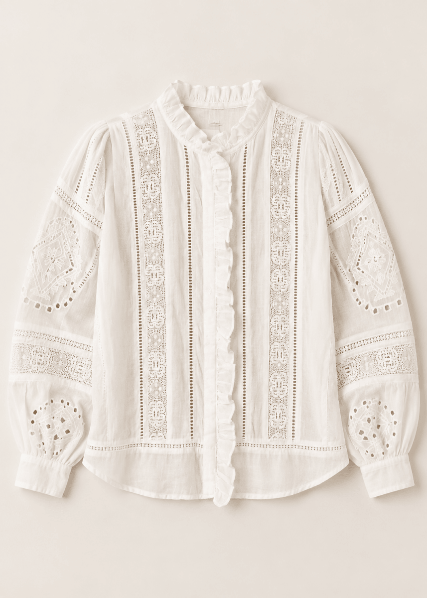 Calie Shirt in White from HARTFORD at Edito Boutique