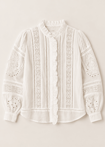 Calie Shirt in White from HARTFORD at Edito Boutique