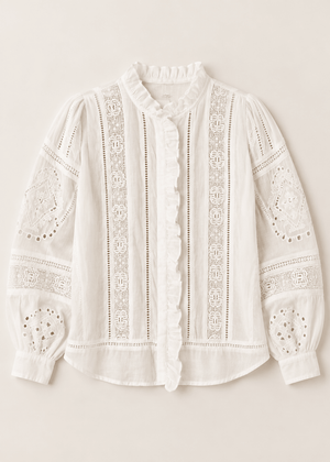 Calie Shirt in White from HARTFORD at Edito Boutique