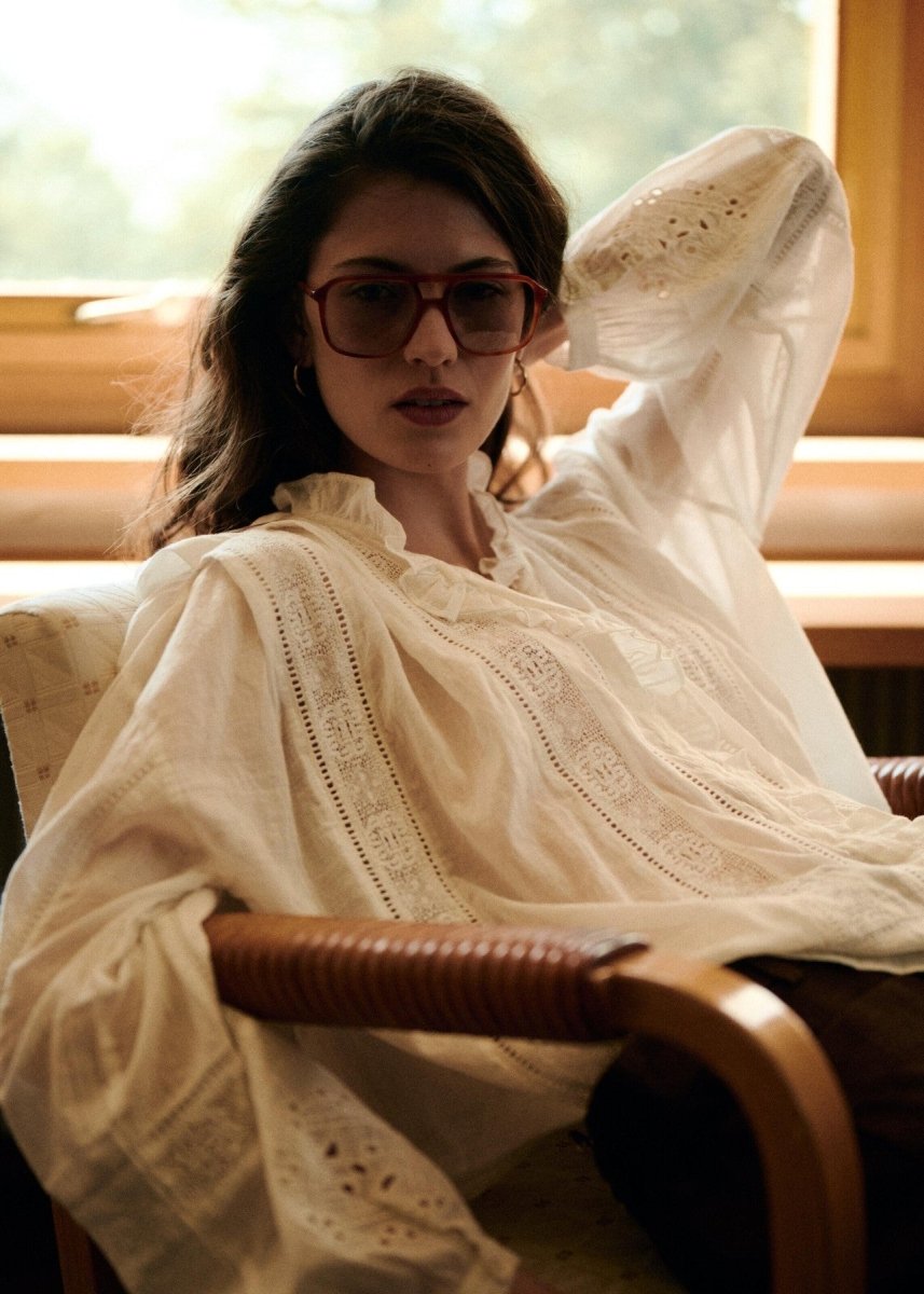 Calie Shirt in White from HARTFORD at Edito Boutique