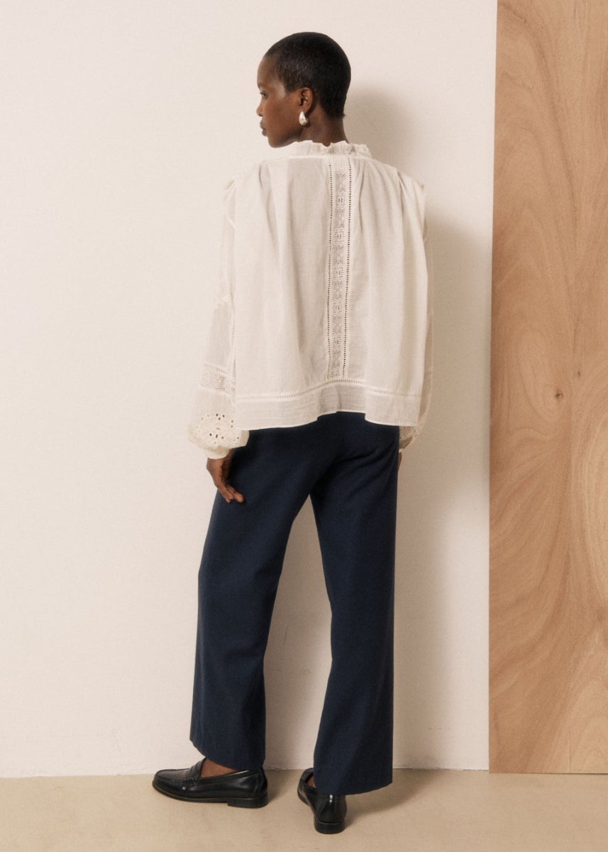 Calie Shirt in White from HARTFORD at Edito Boutique