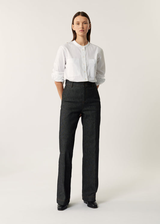 California Jean in Raw Black from Soeur